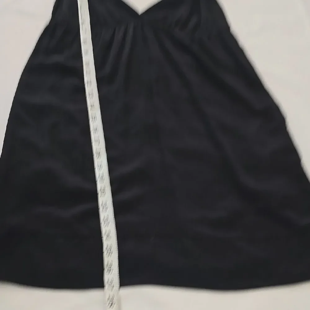 Yumi Kim Black Spaghetti Strap Babydoll Dress Small - Picture 4 of 6